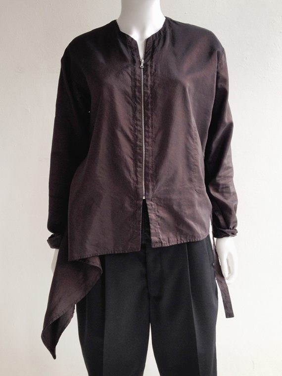 vintage Dries Van Noten purple bomber jacket