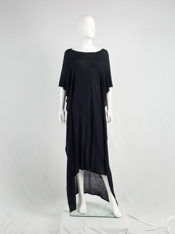 vaniitas vintage Maison Martin Margiela 1 black square maxi dress 145225