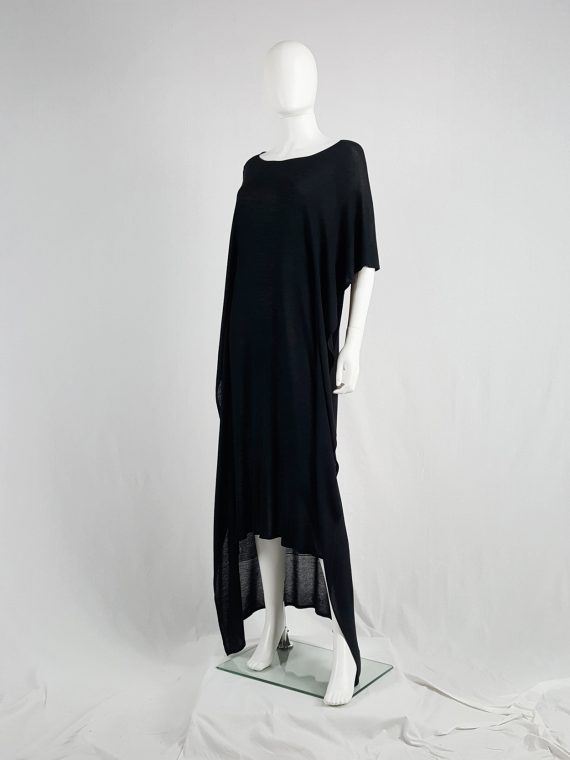 vaniitas vintage Maison Martin Margiela 1 black square maxi dress 145330