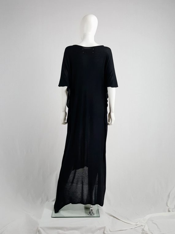 vaniitas vintage Maison Martin Margiela 1 black square maxi dress 145458