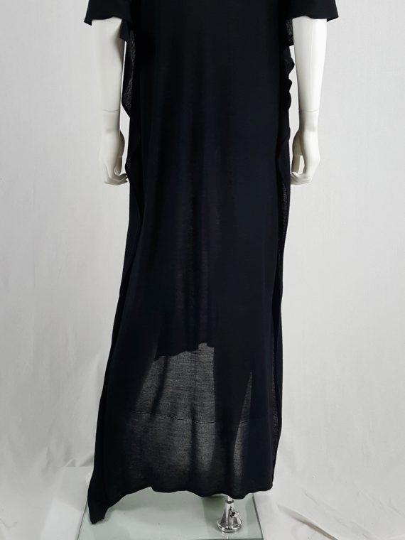 vaniitas vintage Maison Martin Margiela 1 black square maxi dress 145535
