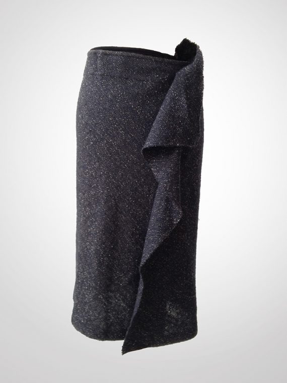 yohji_yamamoto_grey_speckled_fabric_asymmetric_draped_midi_skirt_front