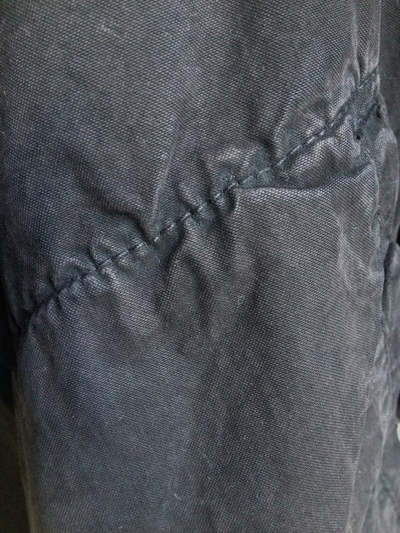 vintage Rick Owens DRKSHDW black draped jeans jacket