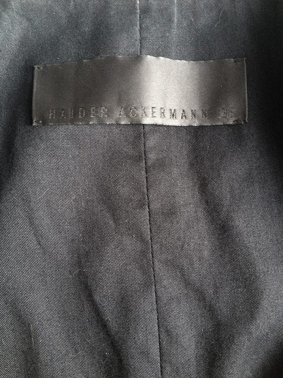 vintage Haider Ackermann black waistcoat