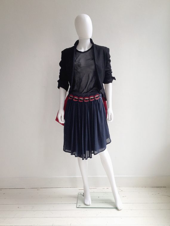 UnderCover by Jun Takahashi blue vampire skirt — fall 2013