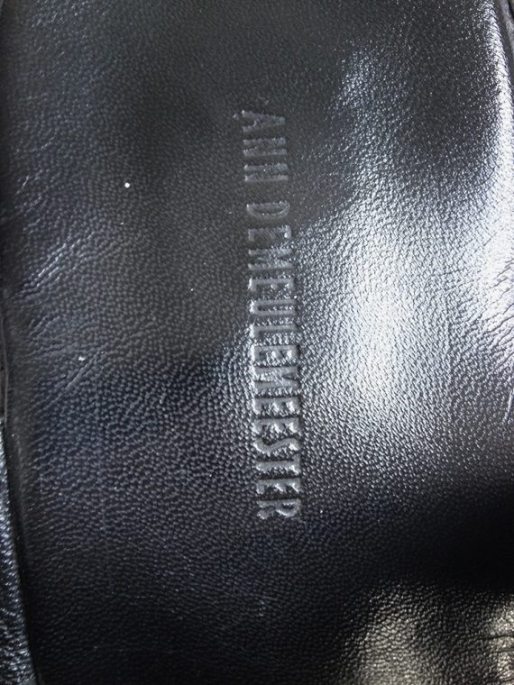 Ann Demeulemeester black leather mens sandals 43 3837 copy
