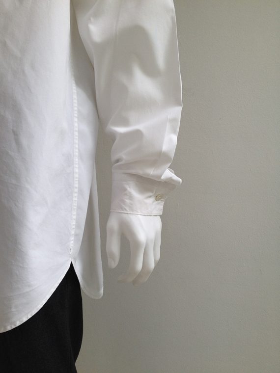 Gothic Yohji Yamamoto white shirt with double collar 2870
