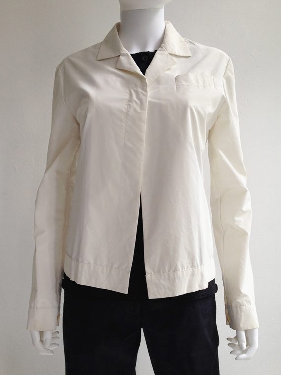 Helmut Lang archive white reflective jacket – fall 1994 | shop at vaniitas.com
