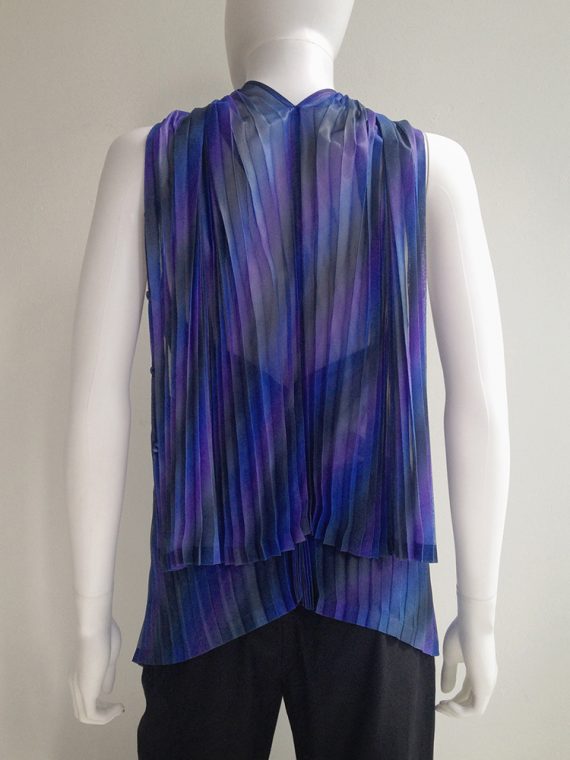 Issey Miyake Fete purple pleated transformation top top10