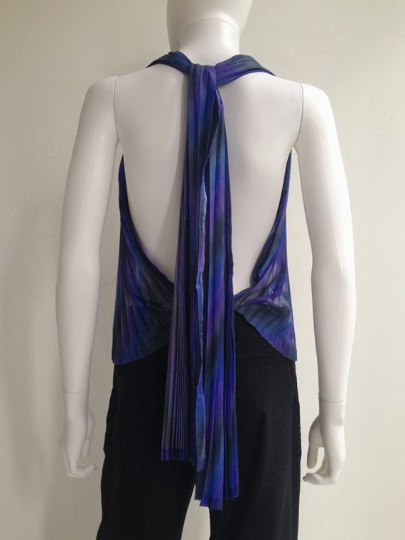 Issey Miyake Fete purple pleated transformation top top6