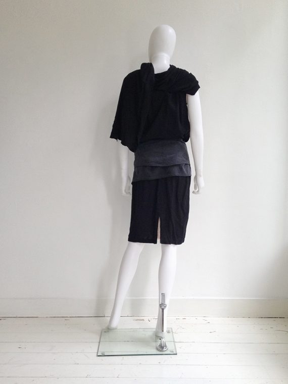 Ann Demeulemeester multi buckled skirt model2