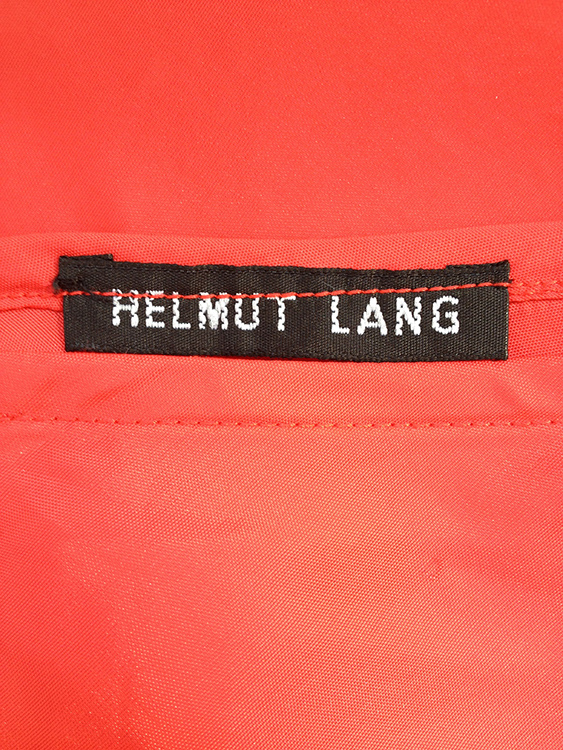 Helmut Lang red mini skirt - V A N II T A S