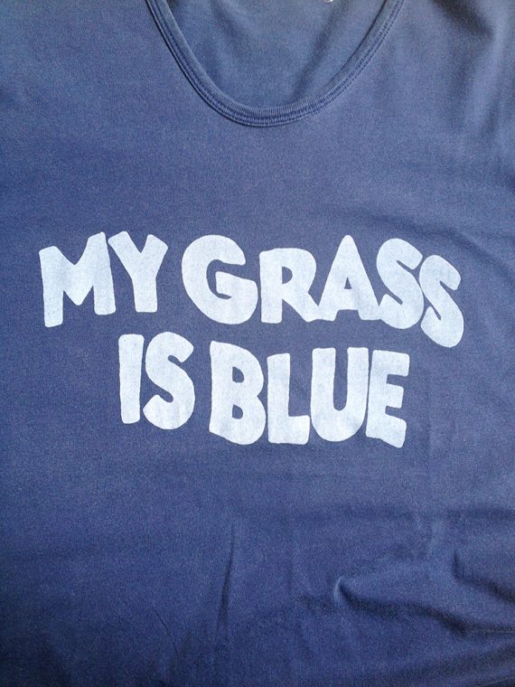 Maison Martin Margiela 10 my grass is blue t-shirt spring 2007 8973