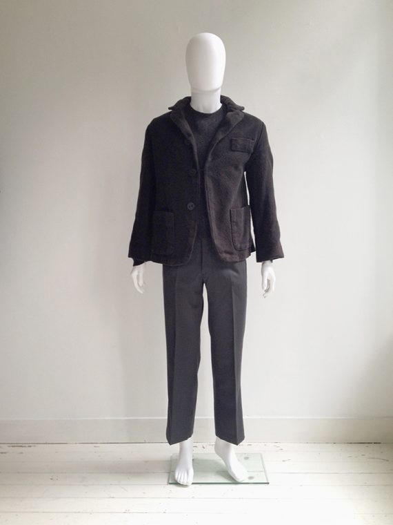 Maison Martin Margiela dark grey doll’s jacket — spring 1999 | shop at vaniitas.com