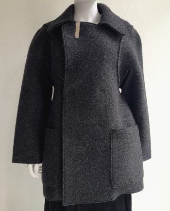 Maison Martin Margiela grey flat coat — spring 1998 | V A N II T A S
