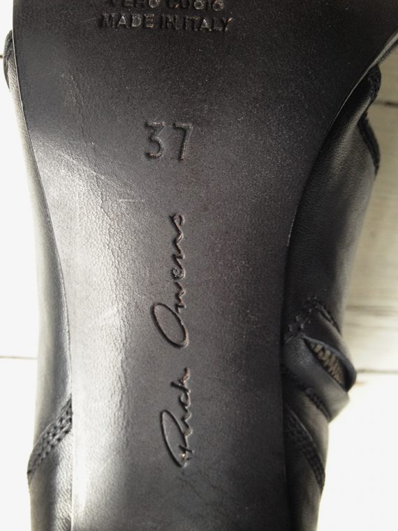 Rick Owens black spike cutout high heel sandal spring 2011 8188 copy