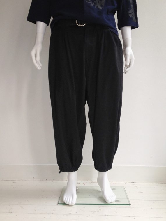 Yohji Yamamoto black harem trousers 72