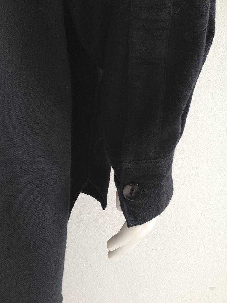 Yohji Yamamoto pour Homme black jacket with brown stripe — 80s - V A N ...