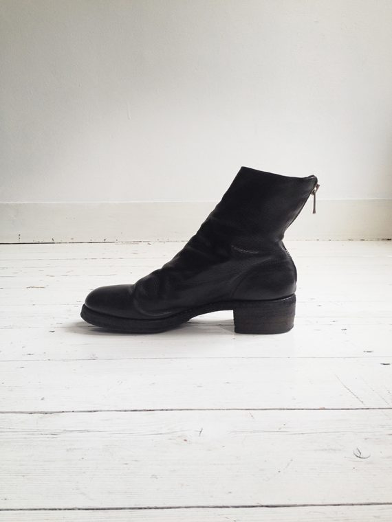 Guidi 796Z Black Leather Back-Zip Boots