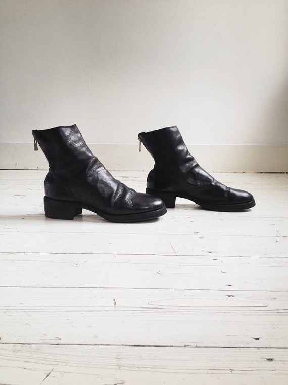 Guidi 796Z Black Leather Back-Zip Boots
