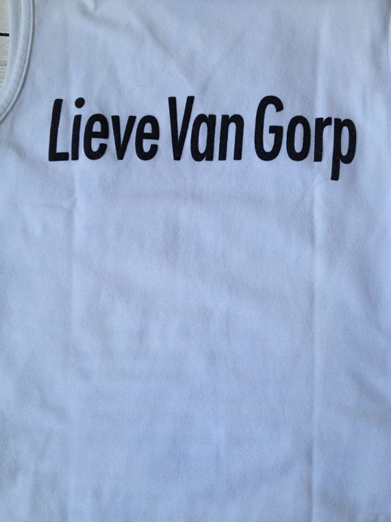 Lieve Van Gorp ‘First feeling for fashion’ t-shirt – spring 1999 3438