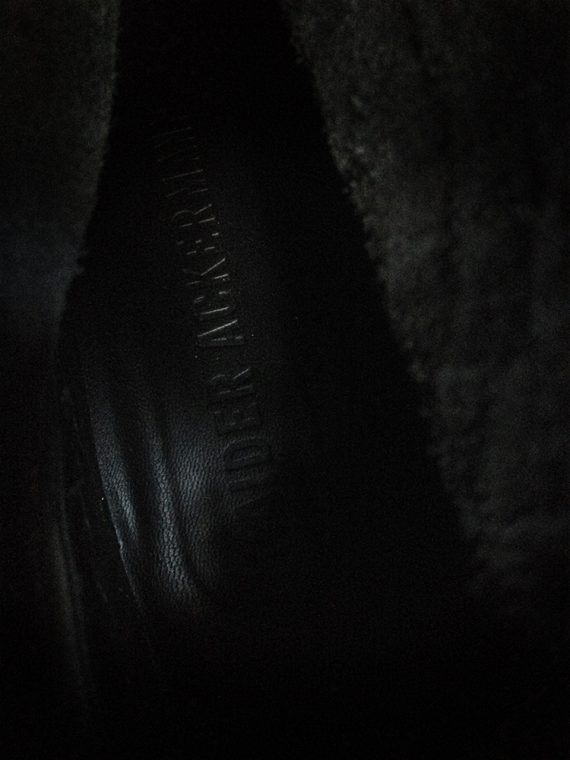 Haider Ackermann black crocodile boots (39) — fall 2011