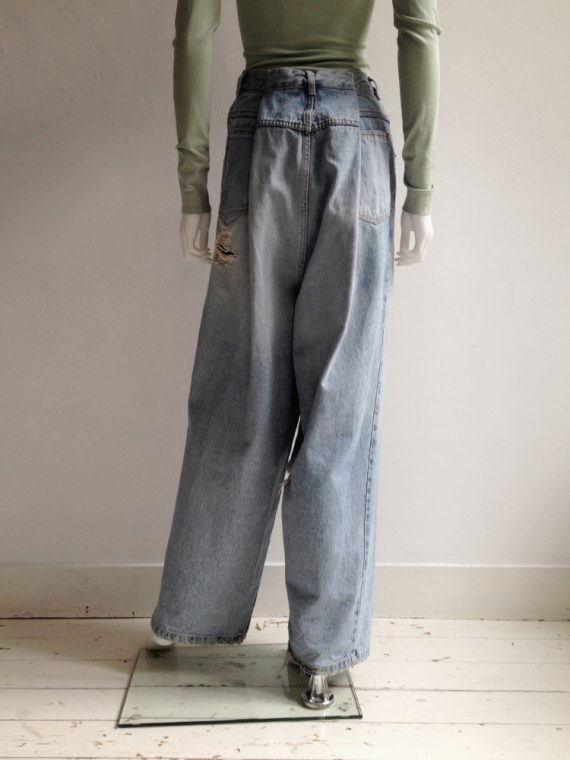 Maison Martin Margiela oversized denim trousers — fall 2000