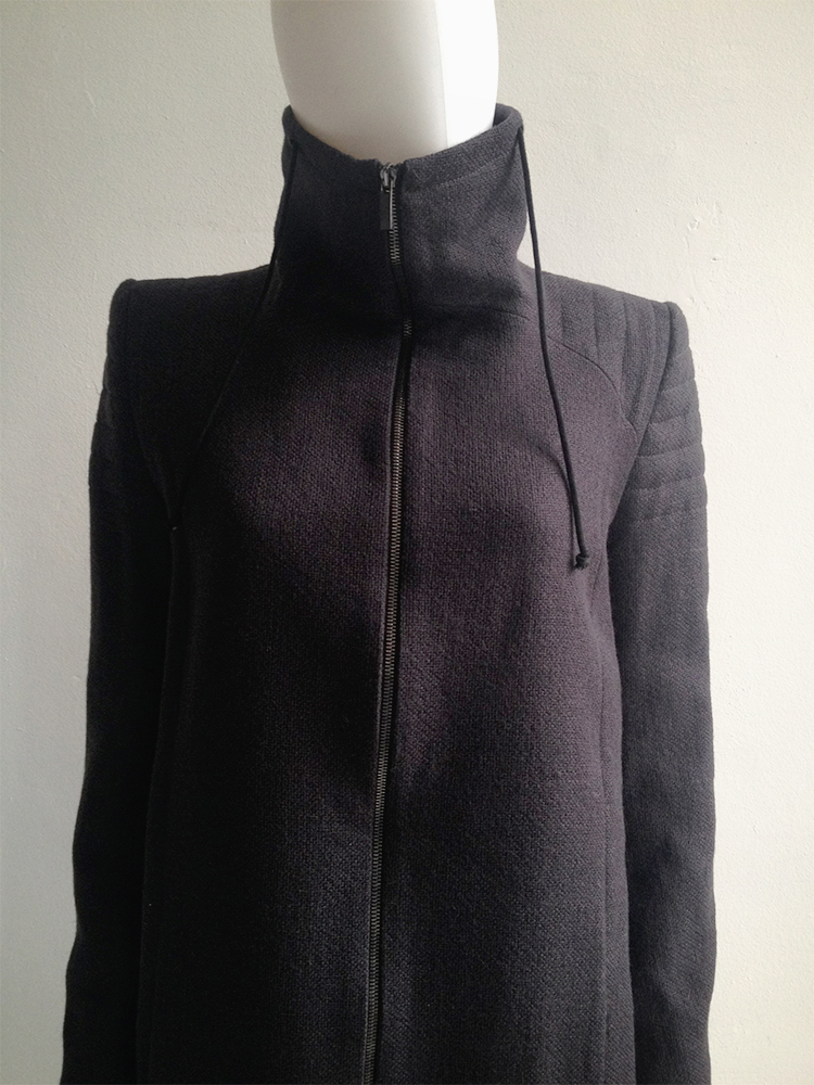 Haider Ackermann purple long coat — fall 2012 | V A N II T A S
