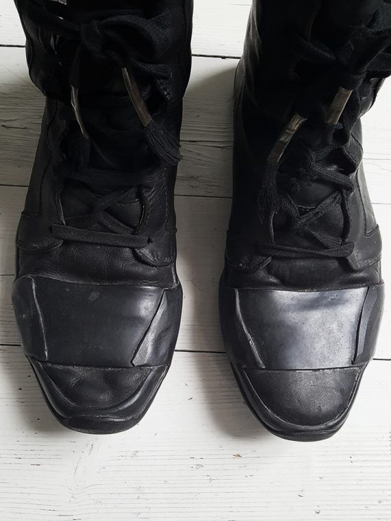 Boris Bidjan Saberi black high- top sneakers 095854