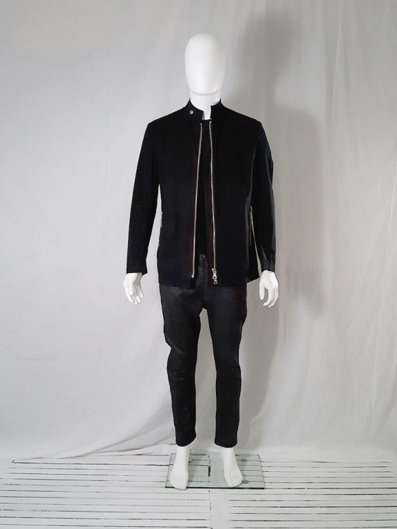 Maison Martin Margiela black zipper jacket mens 135717(0)