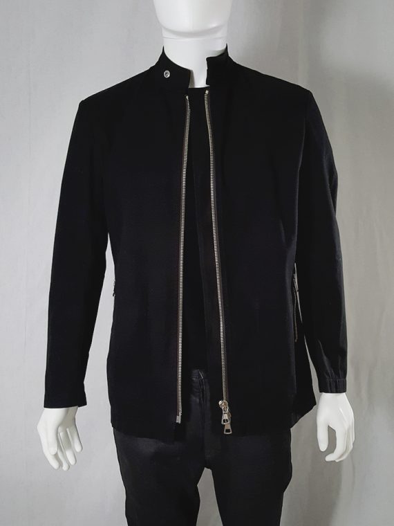 Maison Martin Margiela black zipper jacket mens 135752