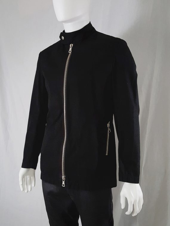 Maison Martin Margiela black zipper jacket mens 140200