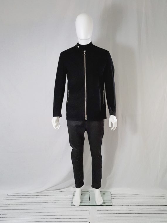 Maison Martin Margiela black zipper jacket mens 140221