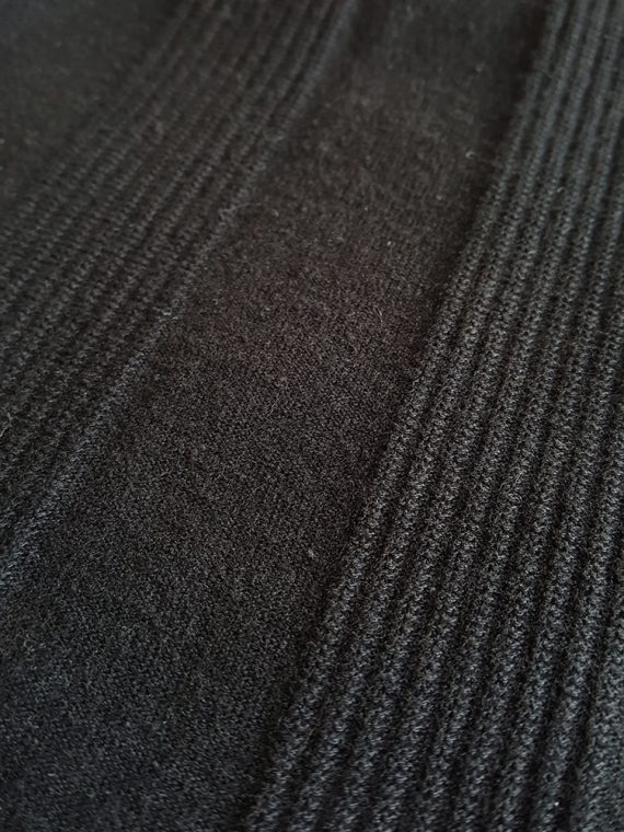 Yohji Yamamoto black zipper polo shirt archive 80s 153916