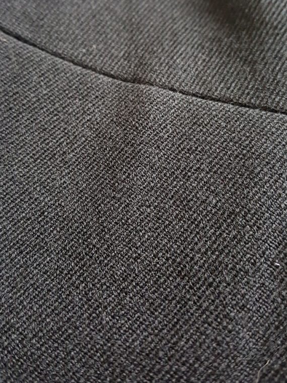 Ann Demeulemeester black blazer with cut panel runway fall 2011 _124510