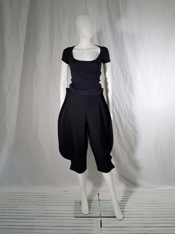 Comme des Garcons black 2D paperdoll trousers AD fall 2012 _162643