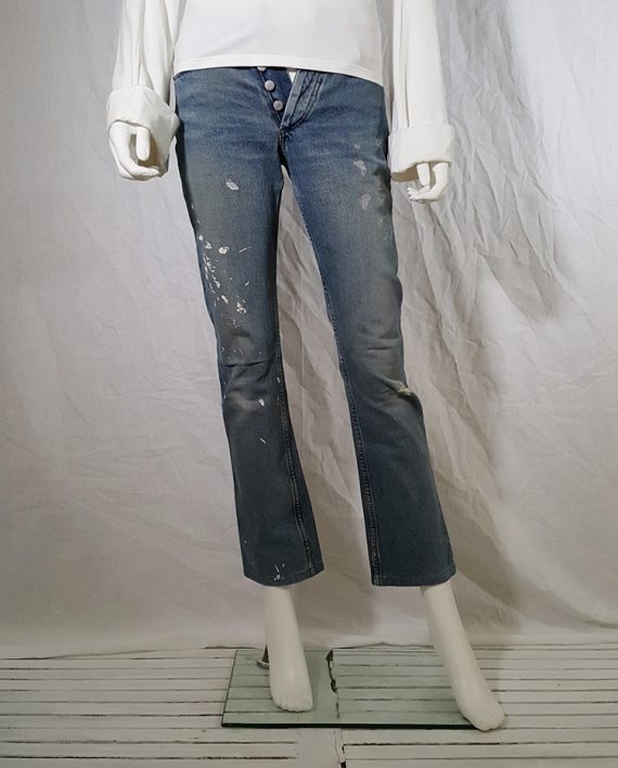 Helmut Lang painter jeans with white paint | V A N II T A S