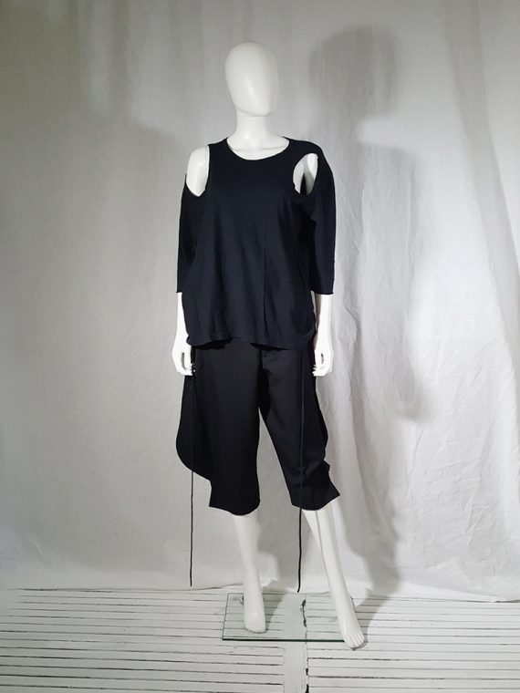 archive Ann Demeulemeester black jumper with extra armholes spring 1999 180040