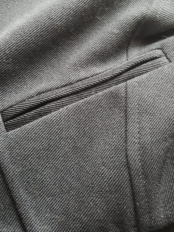 archival Ann Demeulemeester black draped shawl jacket fall 2006 114309