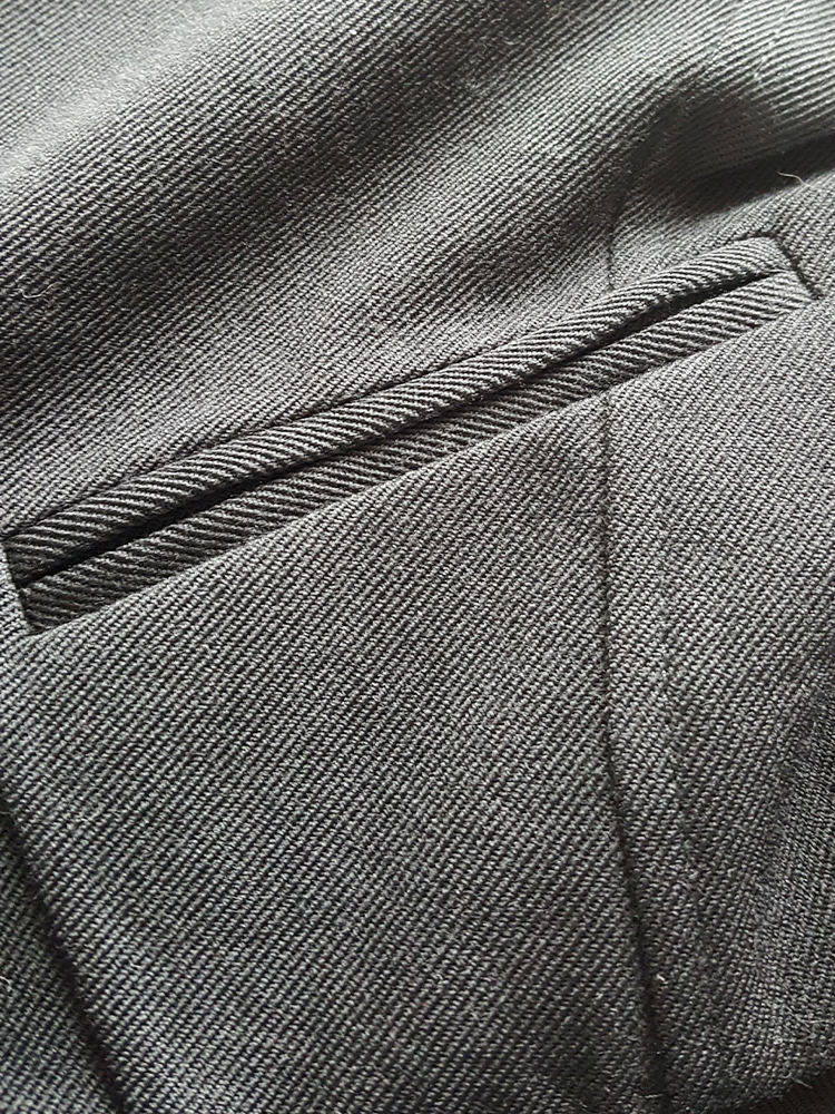 Ann Demeulemeester black draped shawl jacket — fall 2006 - V A N II T A S
