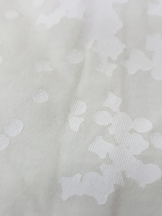 vintage Maison Martin Margiela white confetti print t-shirt spring 2009 181527