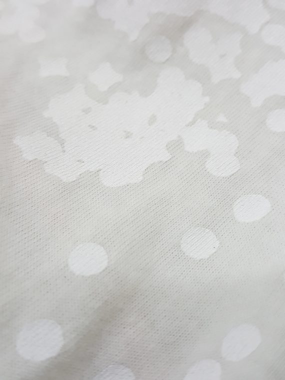 vintage Maison Martin Margiela white confetti print t-shirt spring 2009 181844