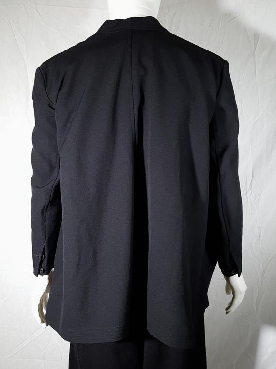 vintage Ys Men Yohji Yamamoto black blazer with long back 80S 145729