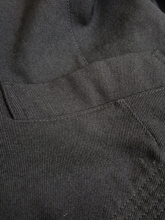 vintage Ys Men Yohji Yamamoto black blazer with long back 80S 150020