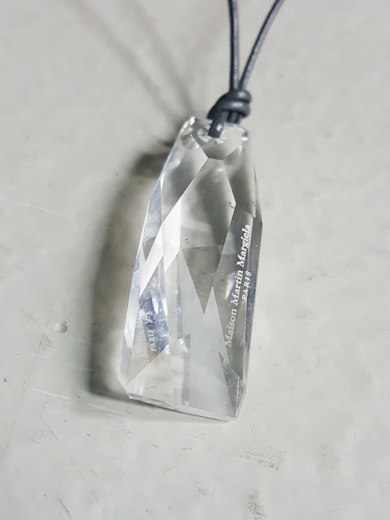 Margiela for Swarovski crystalactite pendant necklace spring 2014 175015