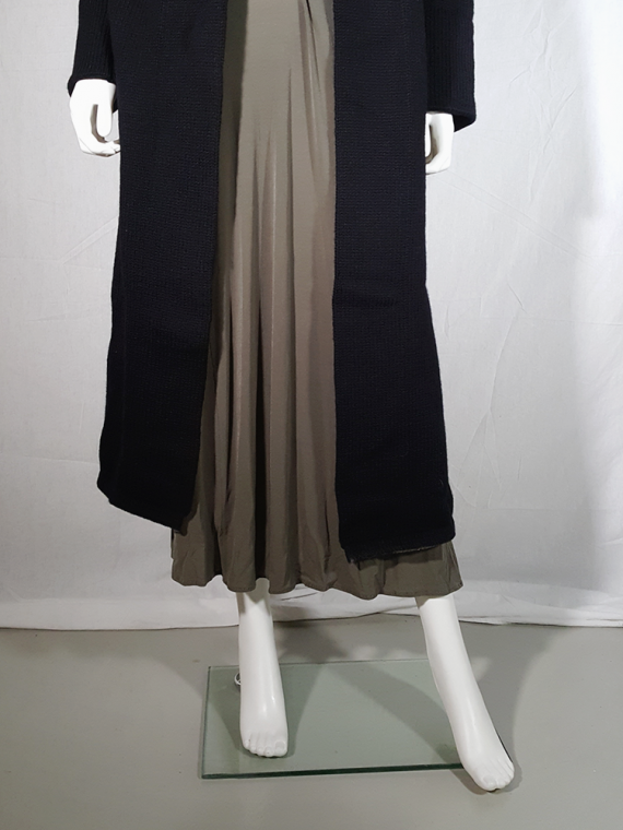 vintage Ys Yohji Yamamoto black maxi length cardigan 185809