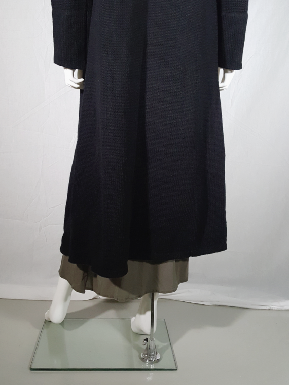 vintage Ys Yohji Yamamoto black maxi length cardigan 185929