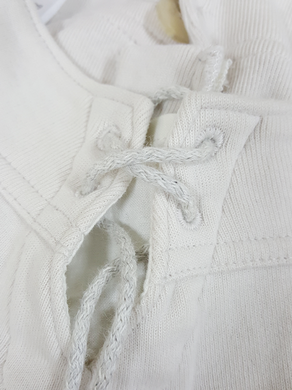 vintage mens Maison Martin Margiela replica white 1905 jersey sweatpants 182451