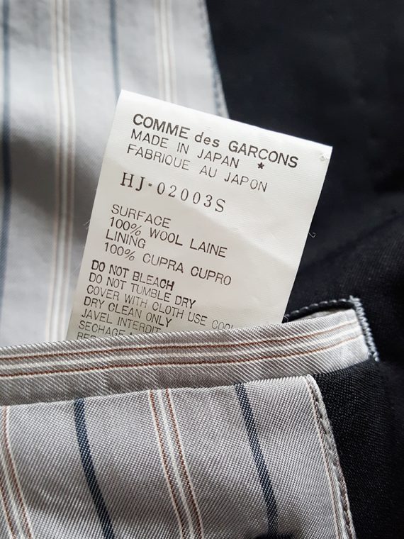 vintage Comme des Garcons Homme black belted blazer AD 1994 123312