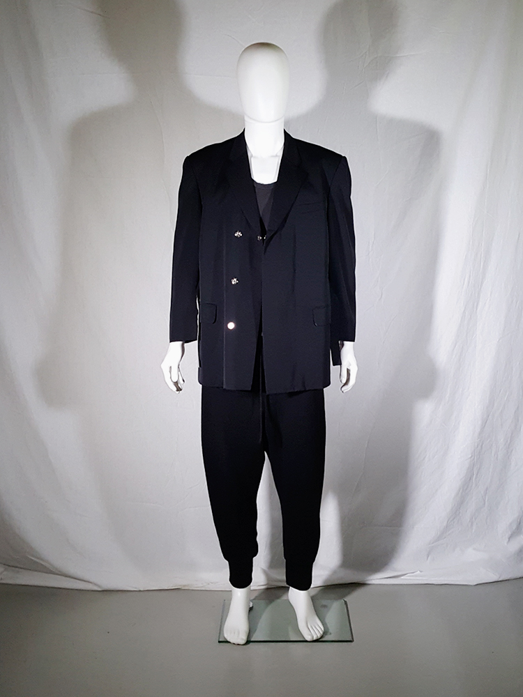 Comme des Garçons Homme black belted blazer — AD 1994 - V A N II T A S
